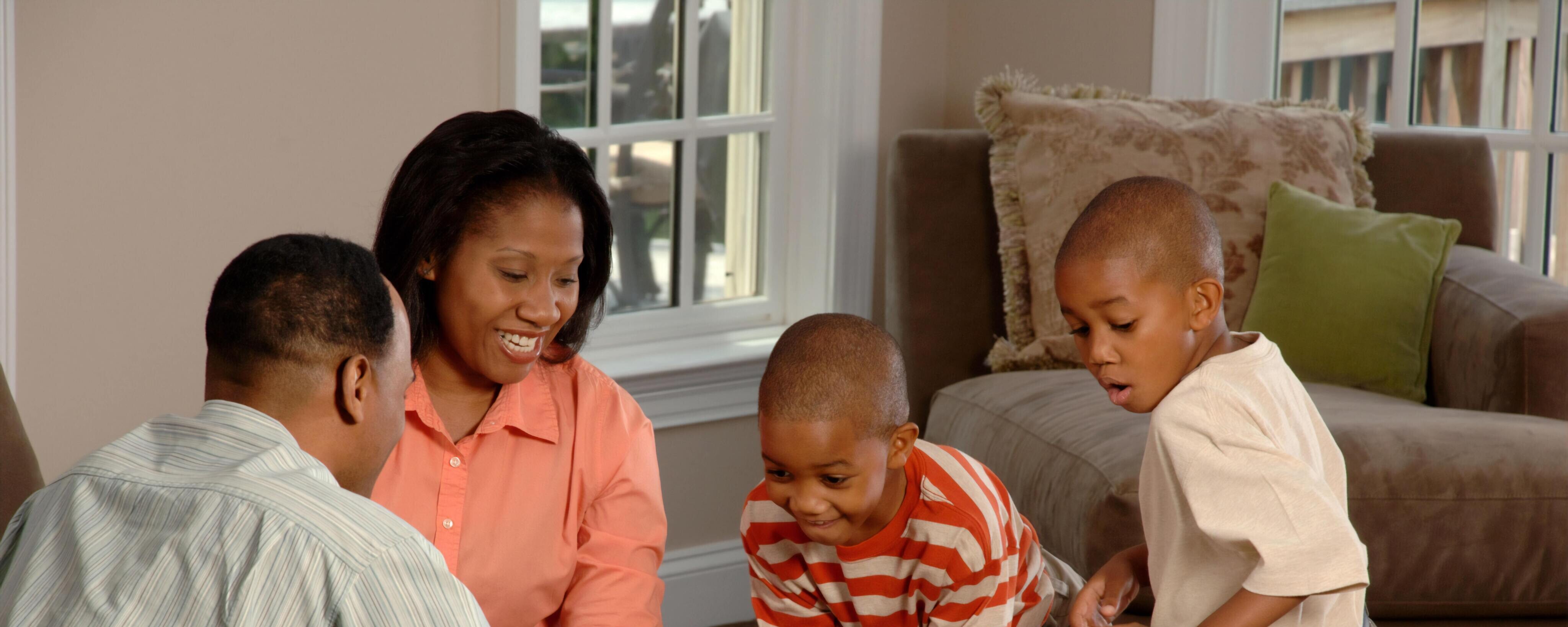 stock image of a family